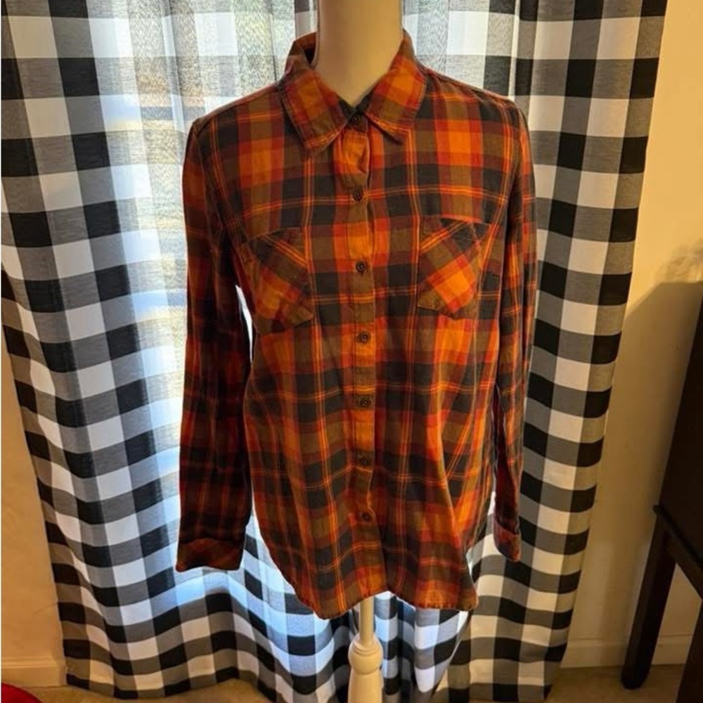 Natural Reflections Multicolor Plaid Shirt